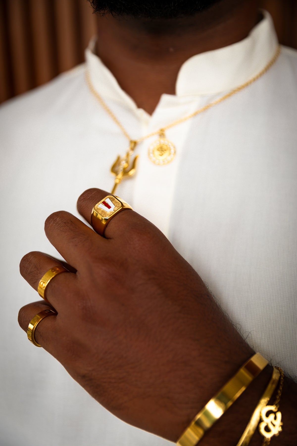 Perumal Thirunamam Signet Ring