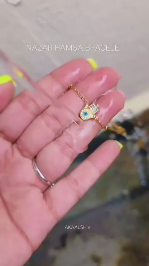 Nazar Hamsa Bracelet